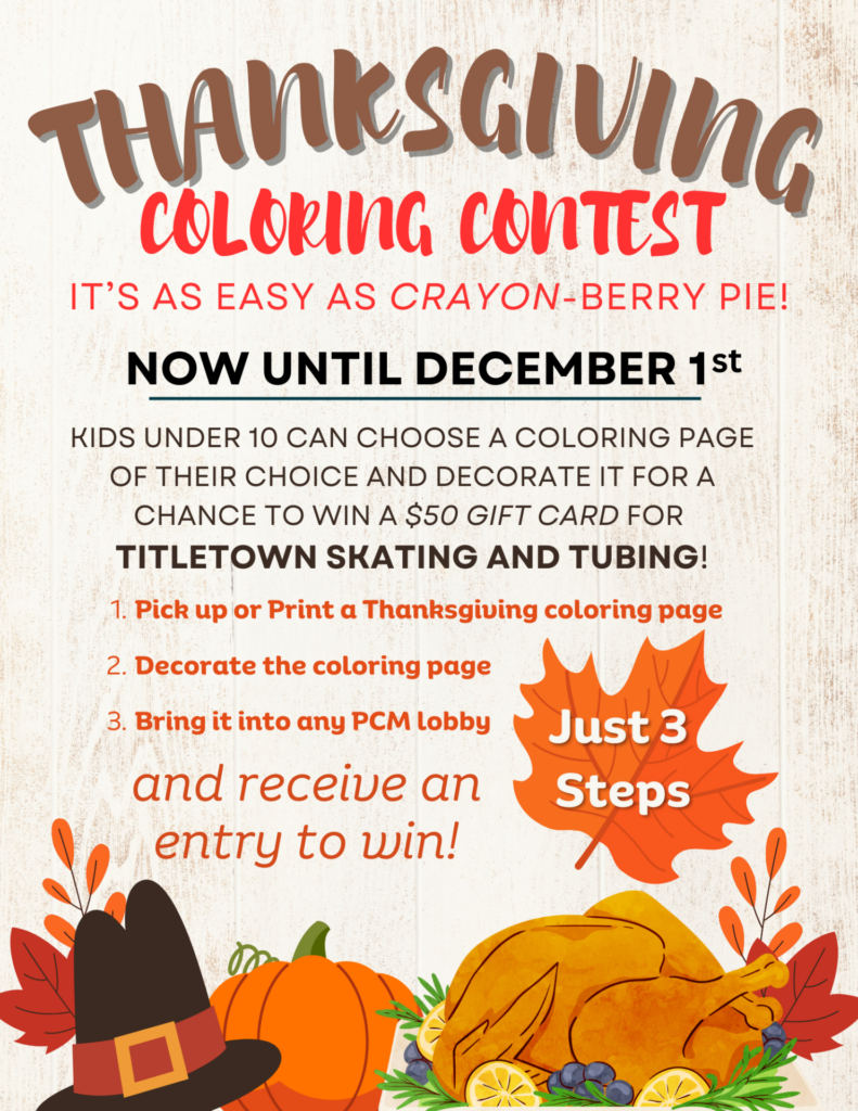 PCMThanksgiving Coloring Contest